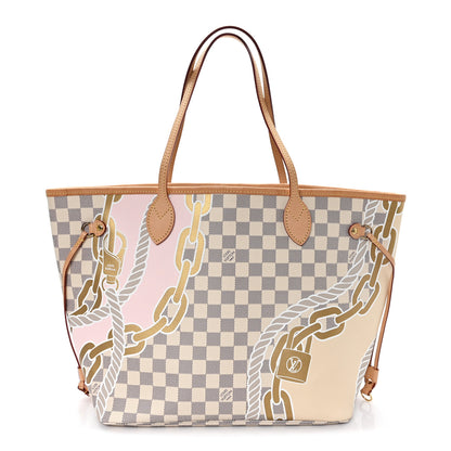 Louis Vuitton Damier Azur Nautical Neverfull MM 1 of 9