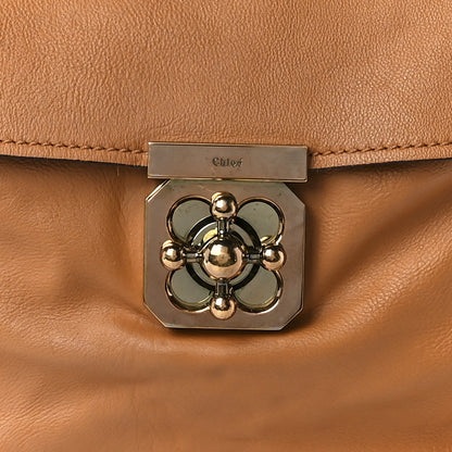 Chloe Calfskin Medium Elsie Satchel Caramel 6 of 11