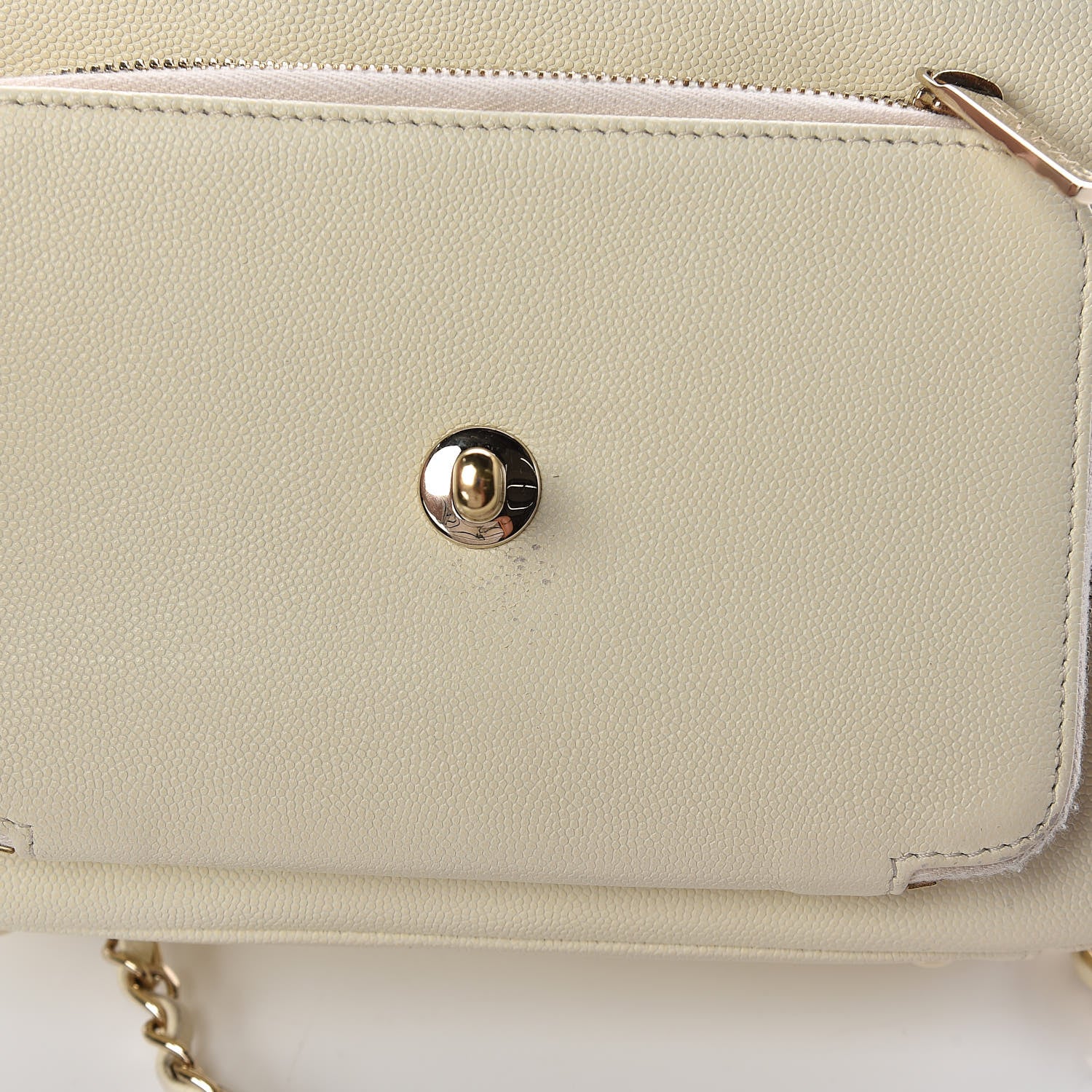 Chanel Caviar Quilted Medium Business Affinity Flap Ivory 16 of 16