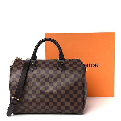 Louis Vuitton Damier Ebene Speedy Bandouliere 30 12 of 12