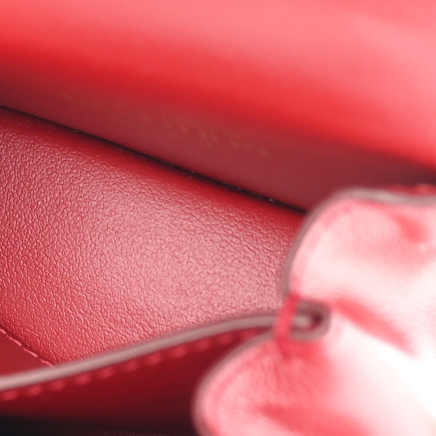 Nappa Micro Devotion Envelope Top Handle Bag Red