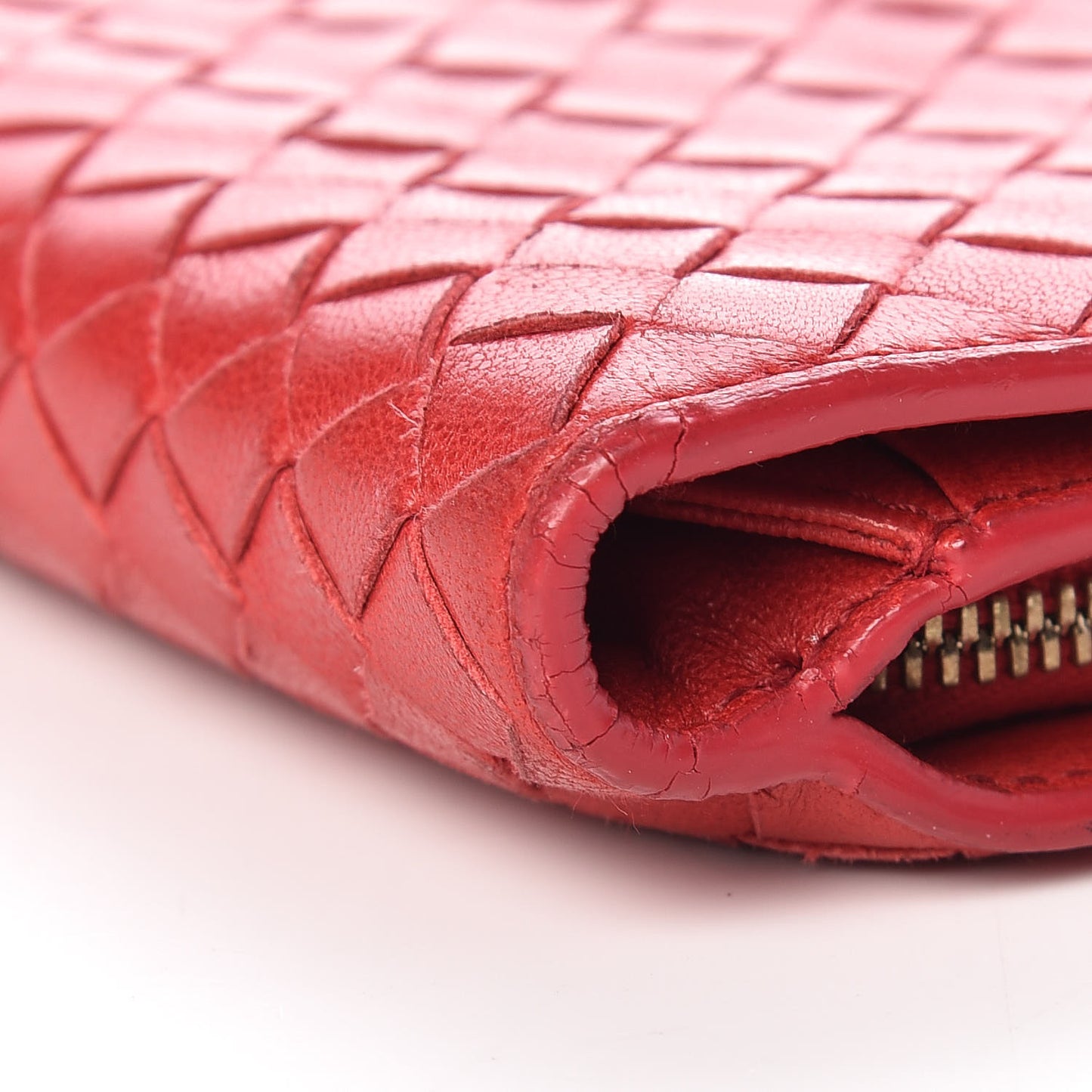 Nappa Intrecciato Continental Snap Wallet