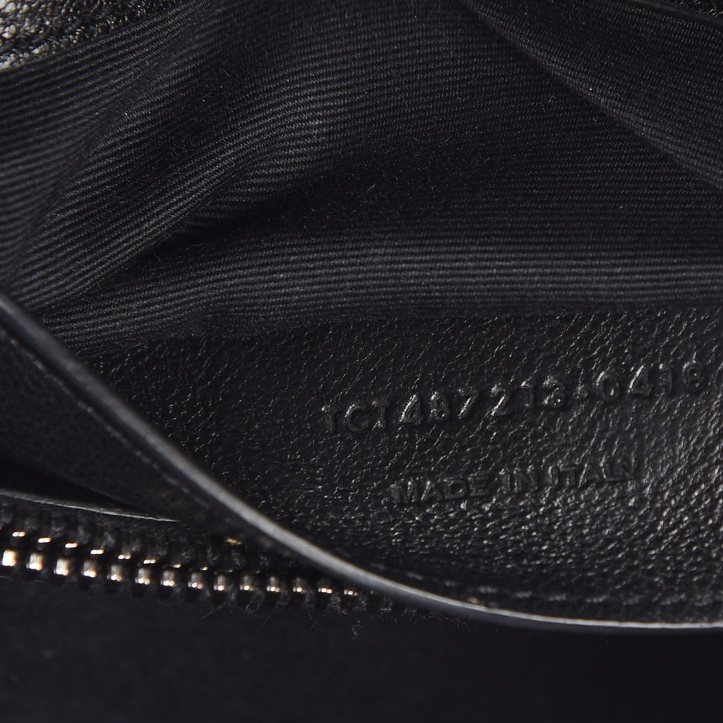 Sheepskin Matelasse Chevron Monogram Medium College Bag Black