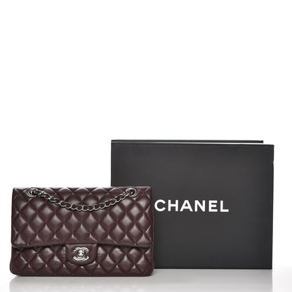 Chanel Caviar Quilted Medium Double Flap Burgundy 9 of 9