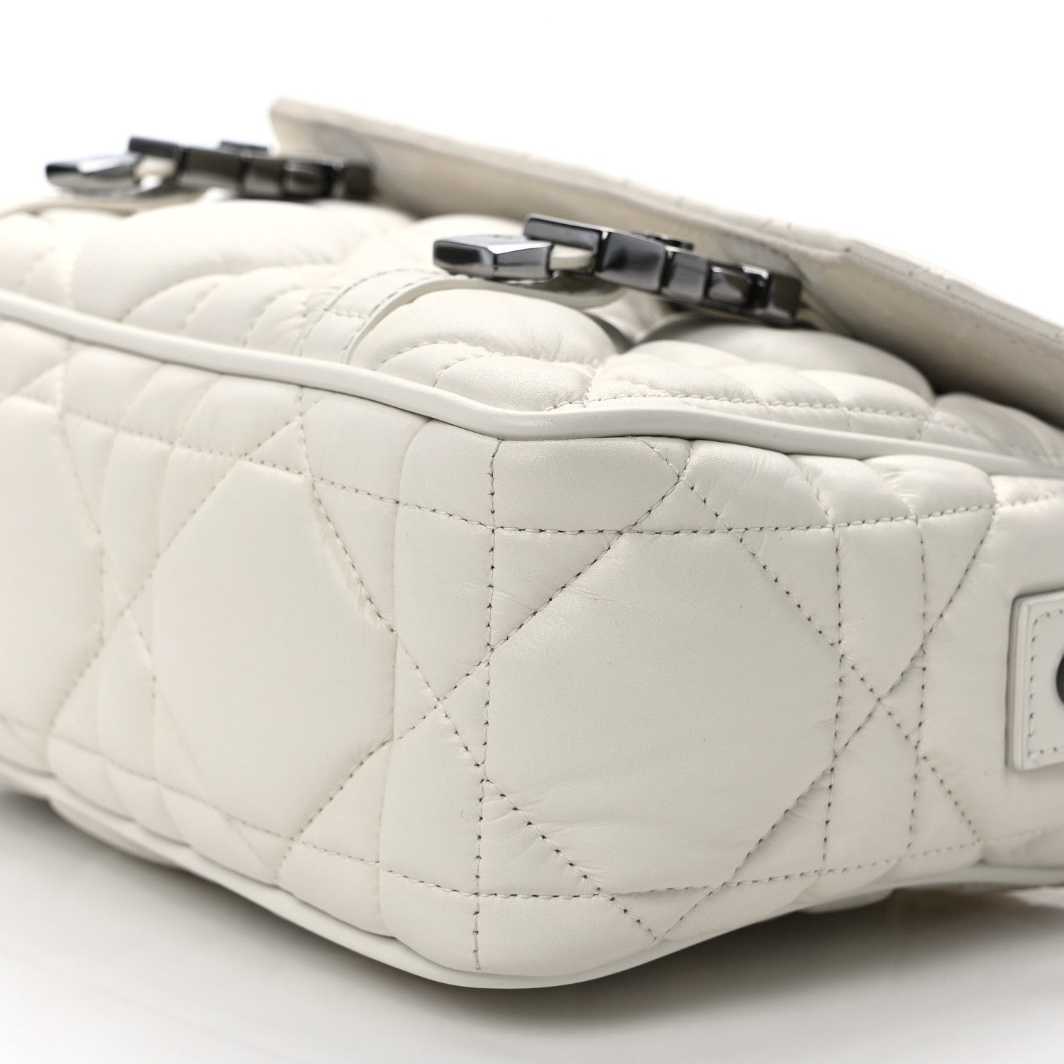 Christian Dior Calfskin Macrocannage Small Diorcamp Messenger Latte 9 of 14