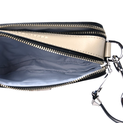 Marc Jacobs Saffiano Small Snapshot Camera Bag Wolf Grey 5 of 9