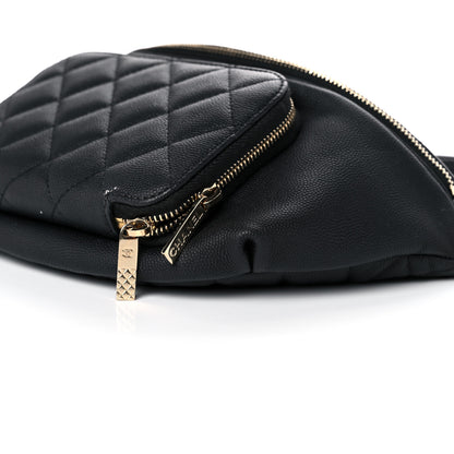 Chanel Caviar Quilted Business Affinity Waist Belt Bag Black 8 of 10