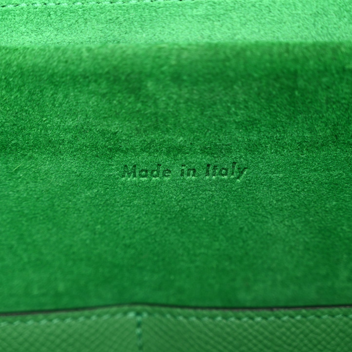 Grained Calfskin Mini Belt Bag Mint