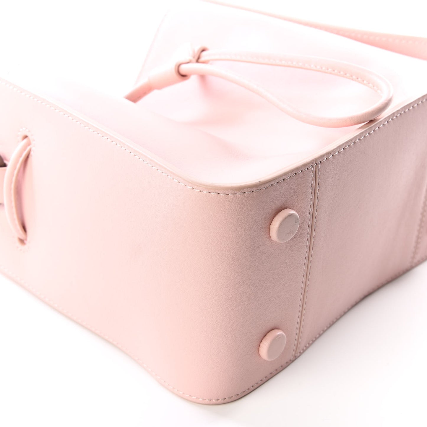 3.1 Smooth Calfskin Mini Soleil Bucket Bag Light Pink