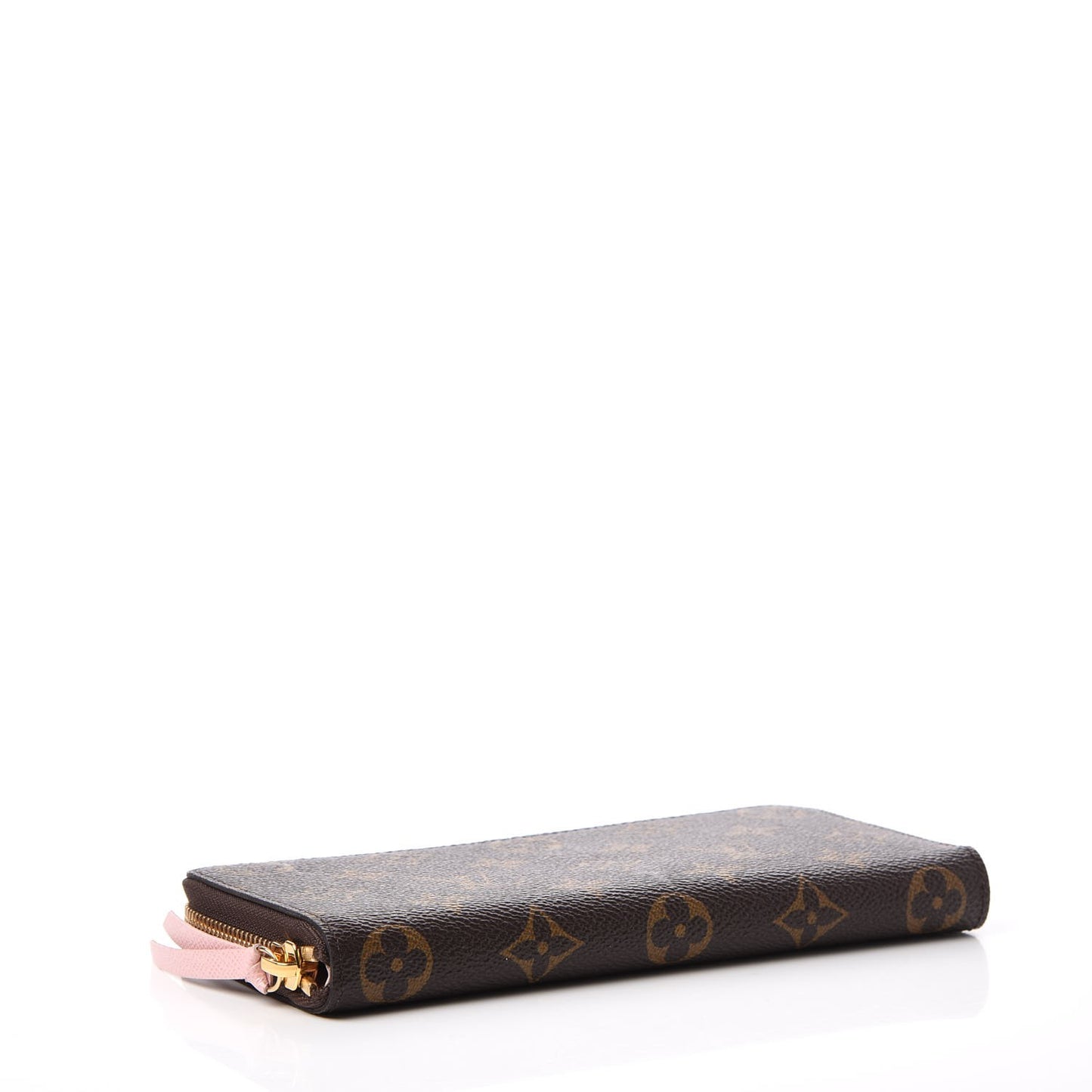 Monogram Clemence Wallet Rose Ballerine
