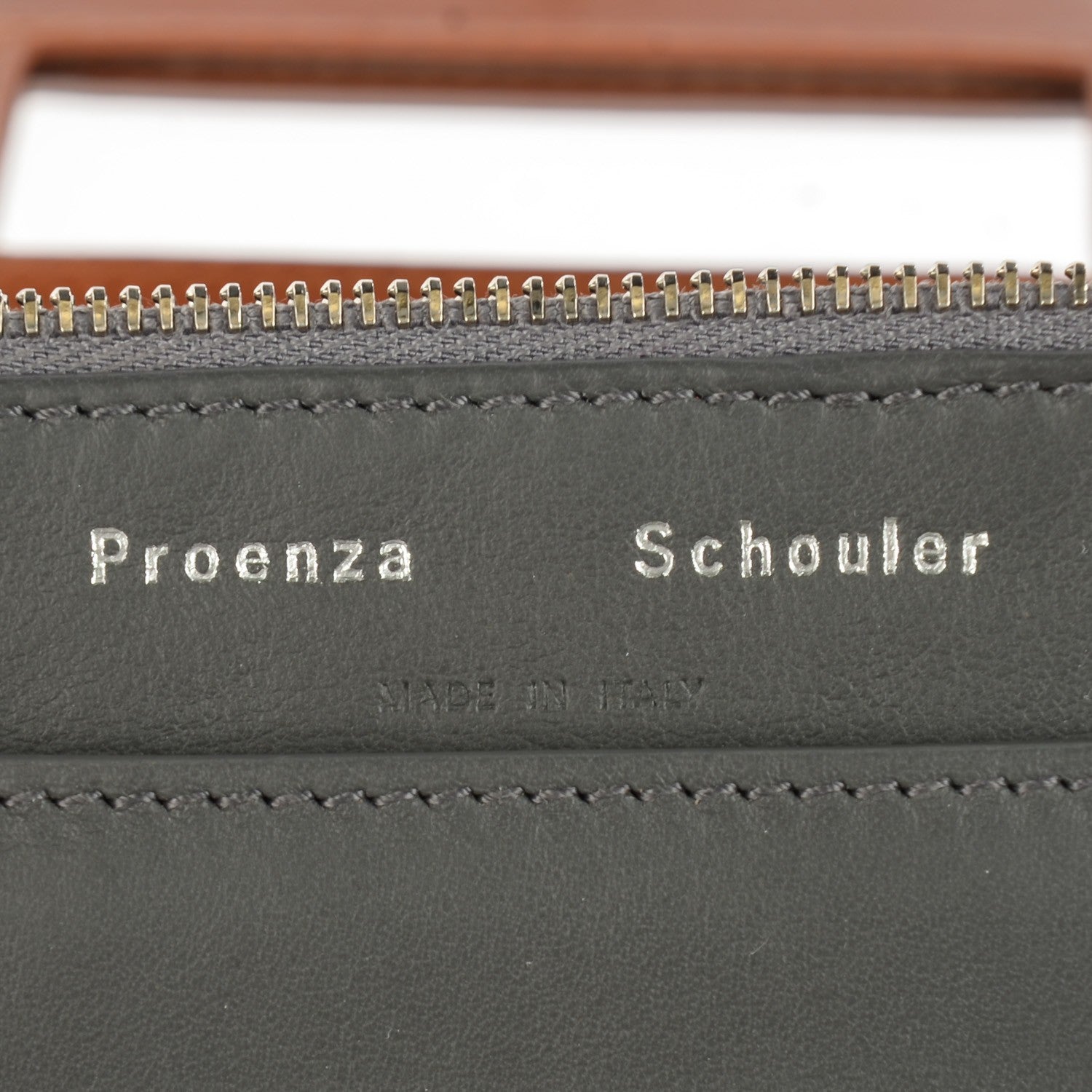 Proenza Schouler Smooth Calfskin PS11 Chain Wallet Heather Grey 7 of 7