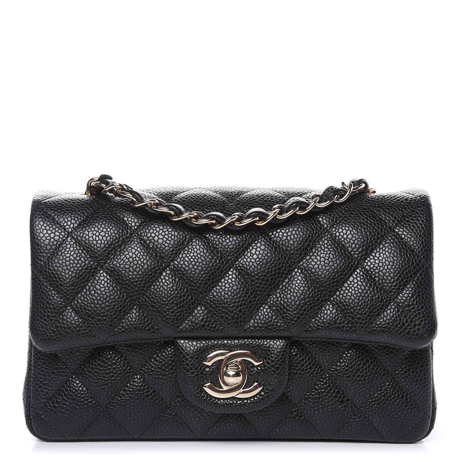 Chanel Caviar Quilted Mini Rectangular Flap Black 1 of 10