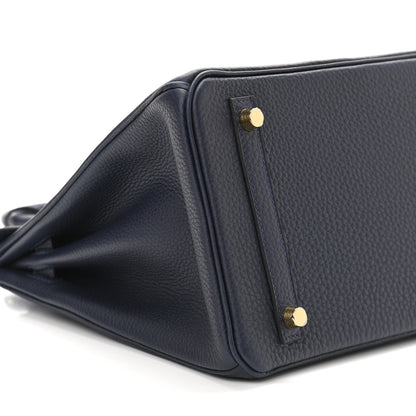 Hermes Togo Birkin 30 Bleu Nuit 9 of 11