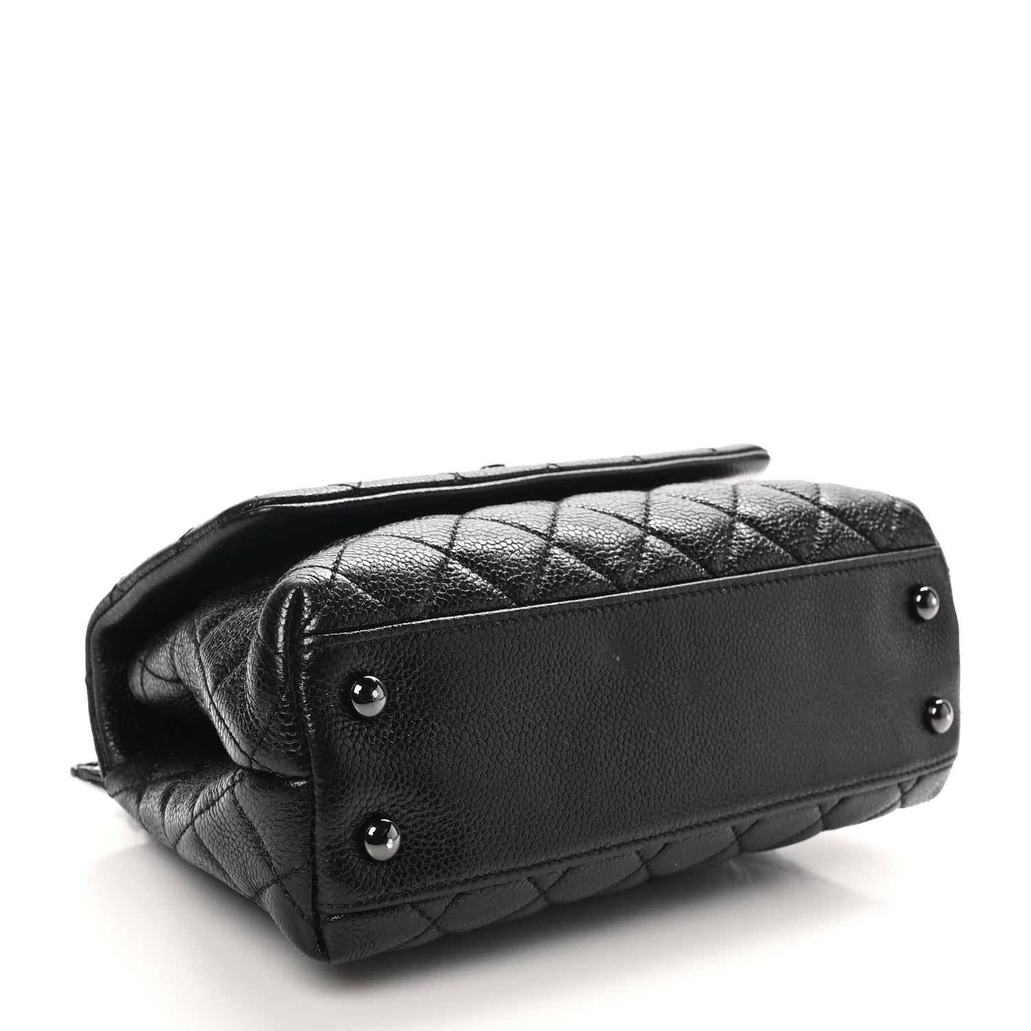 Chanel Caviar Quilted Mini Coco Handle Flap So Black 4 of 12