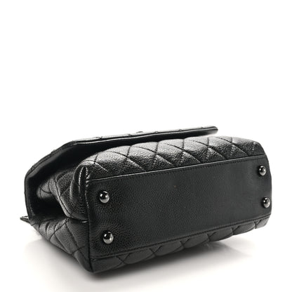 Chanel Caviar Quilted Mini Coco Handle Flap So Black 4 of 12