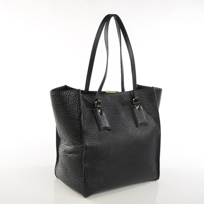 Burberry Heritage Grain Medium Woodbury Tote Black 3 of 8