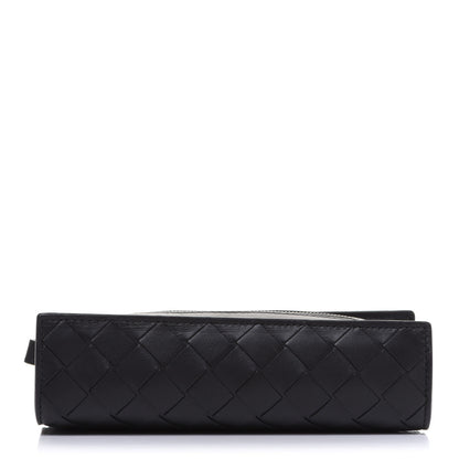 Bottega Veneta Nappa Maxi Intreccio Wristlet Pouch Black 1 of 9