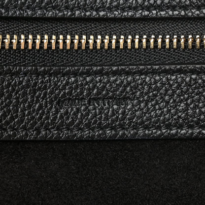 Celine Soft Grained Calfskin Medium Belt Cabas Phantom Black 6 of 11