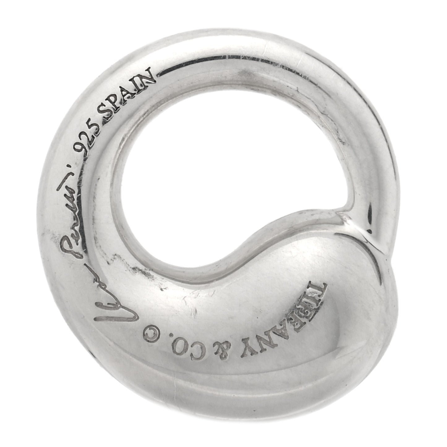 Sterling Silver 12mm Elsa Peretti Eternal Circle Pendant