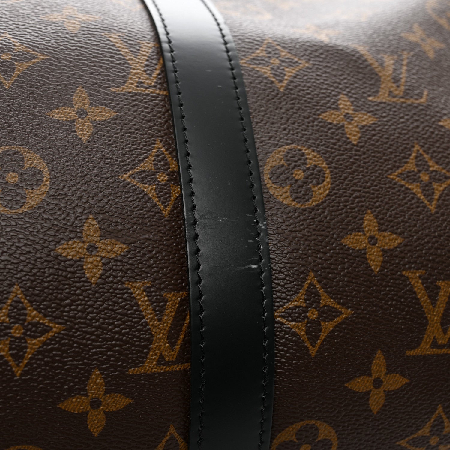 Louis Vuitton Monogram Macassar Keepall Bandouliere 45 10 of 10