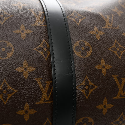 Louis Vuitton Monogram Macassar Keepall Bandouliere 45 10 of 10