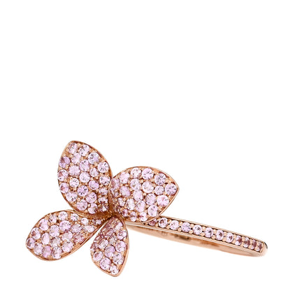 Pasquale Bruni 18K Rose Gold Pink Sapphire Petit Garden Ring 52 6 1 of 6