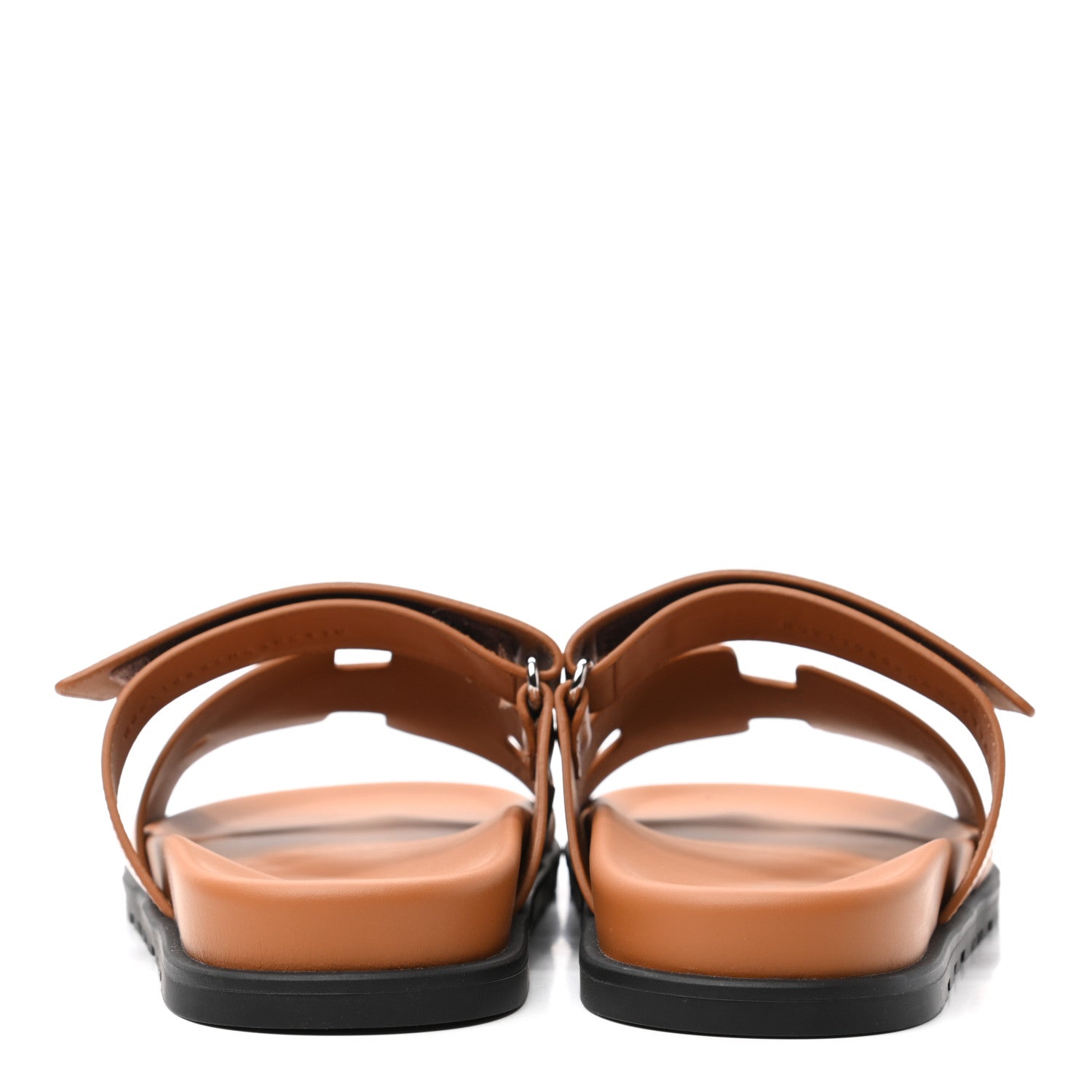 Hermes Calfskin Mens Chypre Sandals 43 Gold 4 of 9