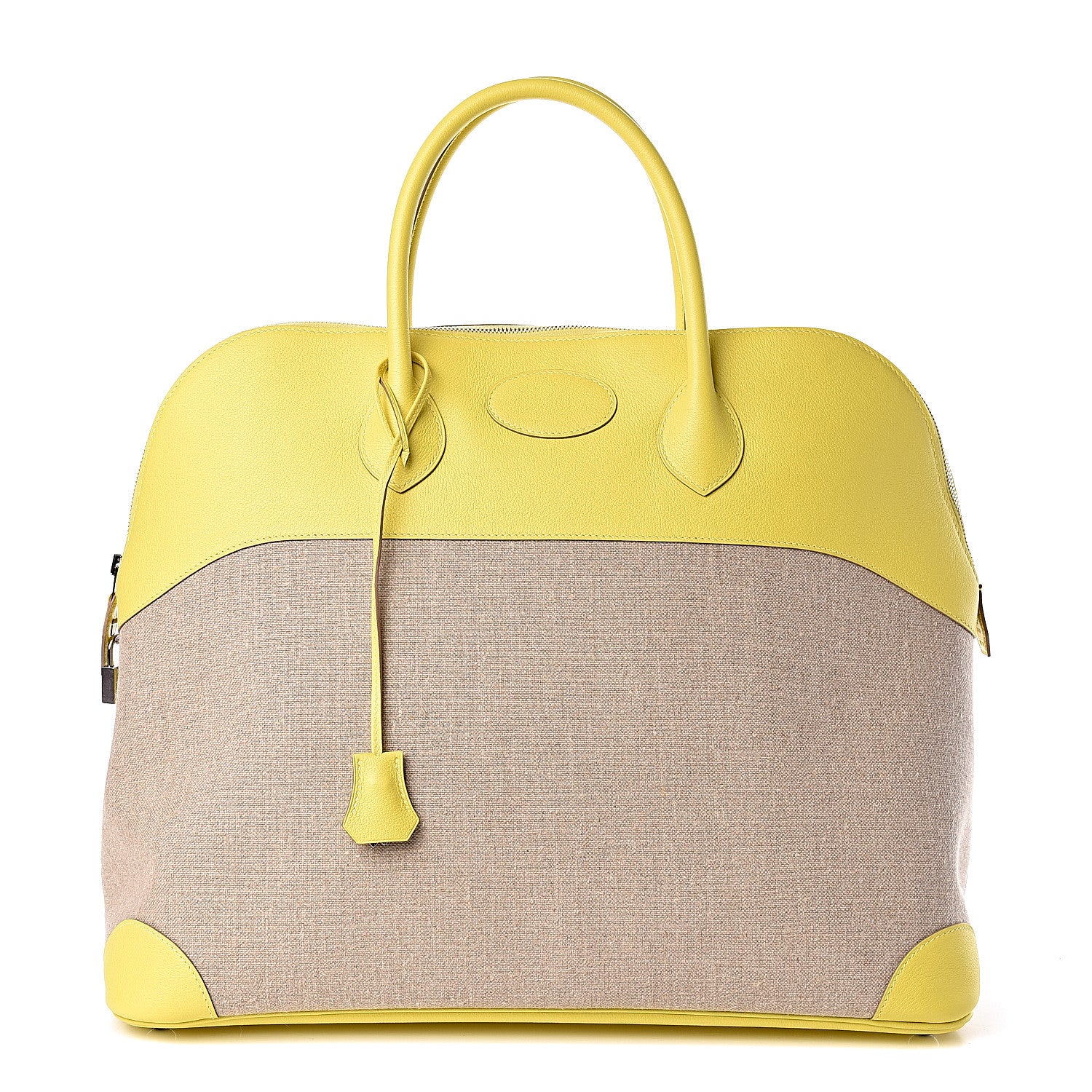 Hermes Toile De Camp Evercolor Bolide 45 Ficelle Lime 1 of 10