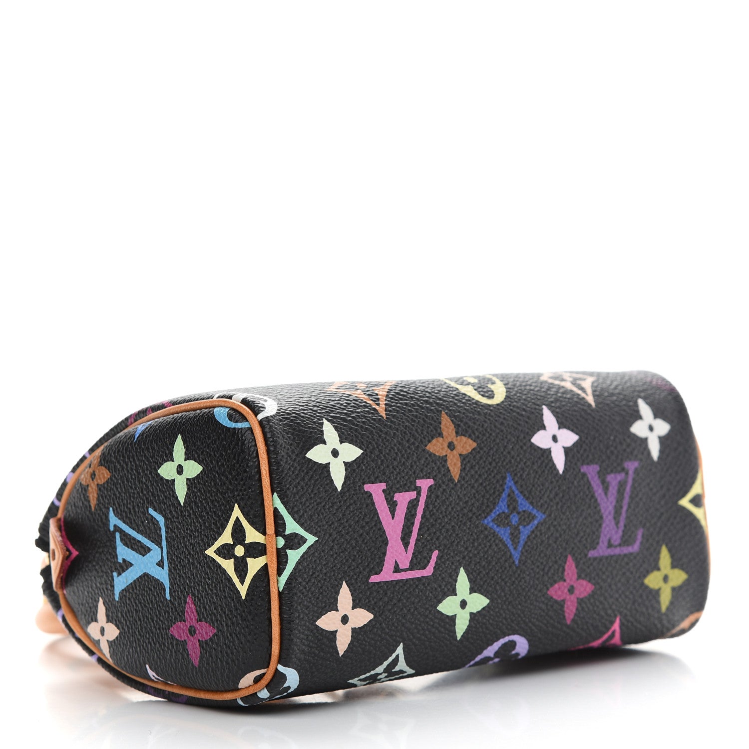 Louis Vuitton Monogram Multicolor Mini Sac HL Speedy Black 4 of 8