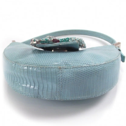Fendi Lizard Snakeskin Flap Mini Handbag 4 of 10