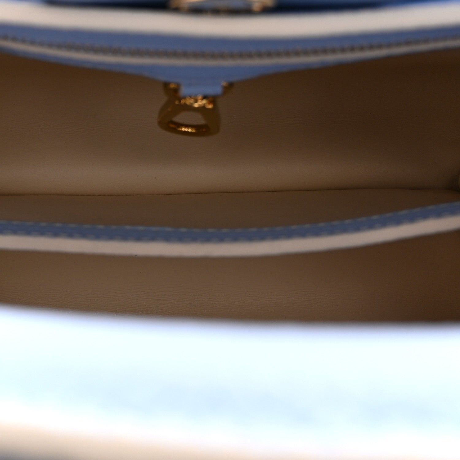 Louis Vuitton Taurillon MiniMe Capucines BB Candy Blue 6 of 11
