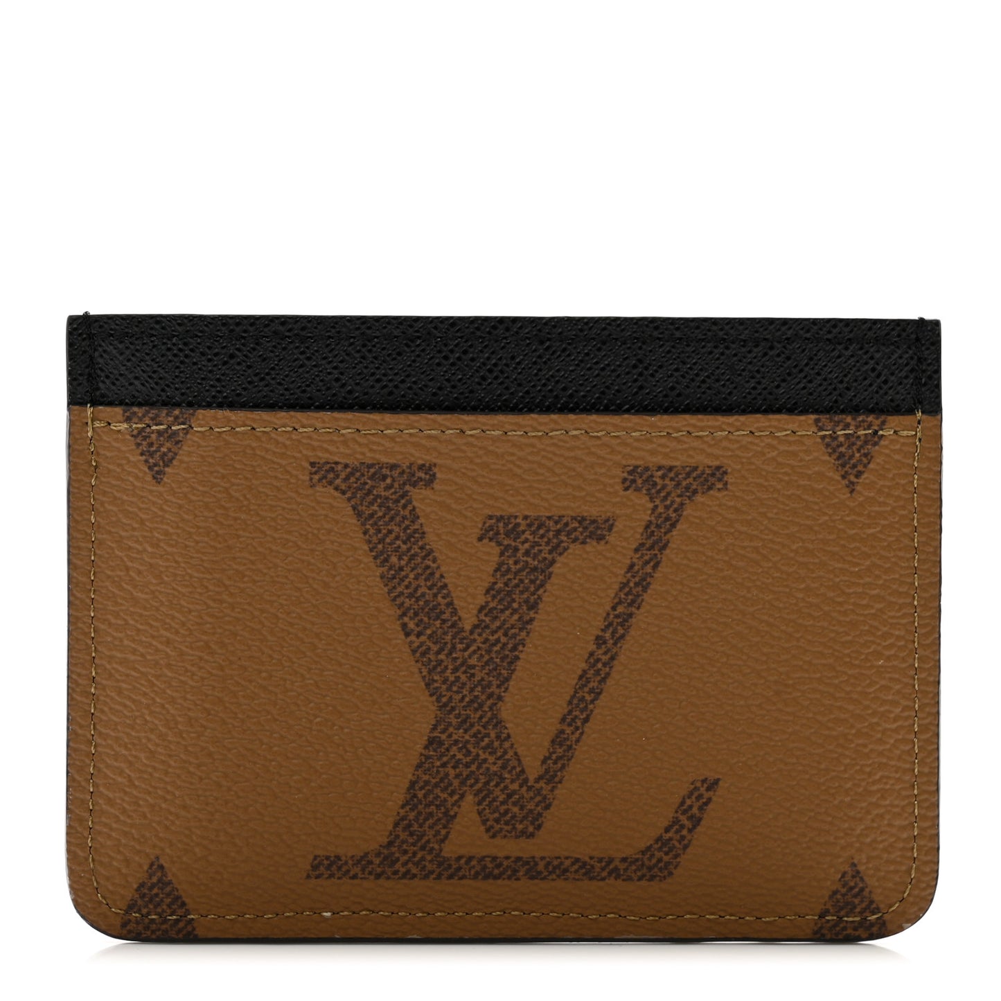 Reverse Monogram Side Up Card Holder