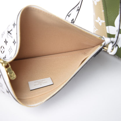 Louis Vuitton Monogram Giant Neverfull MM Kaki 7 of 12
