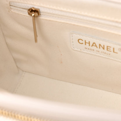 Chanel Caviar Quilted Medium Business Affinity Flap White 13 of 19