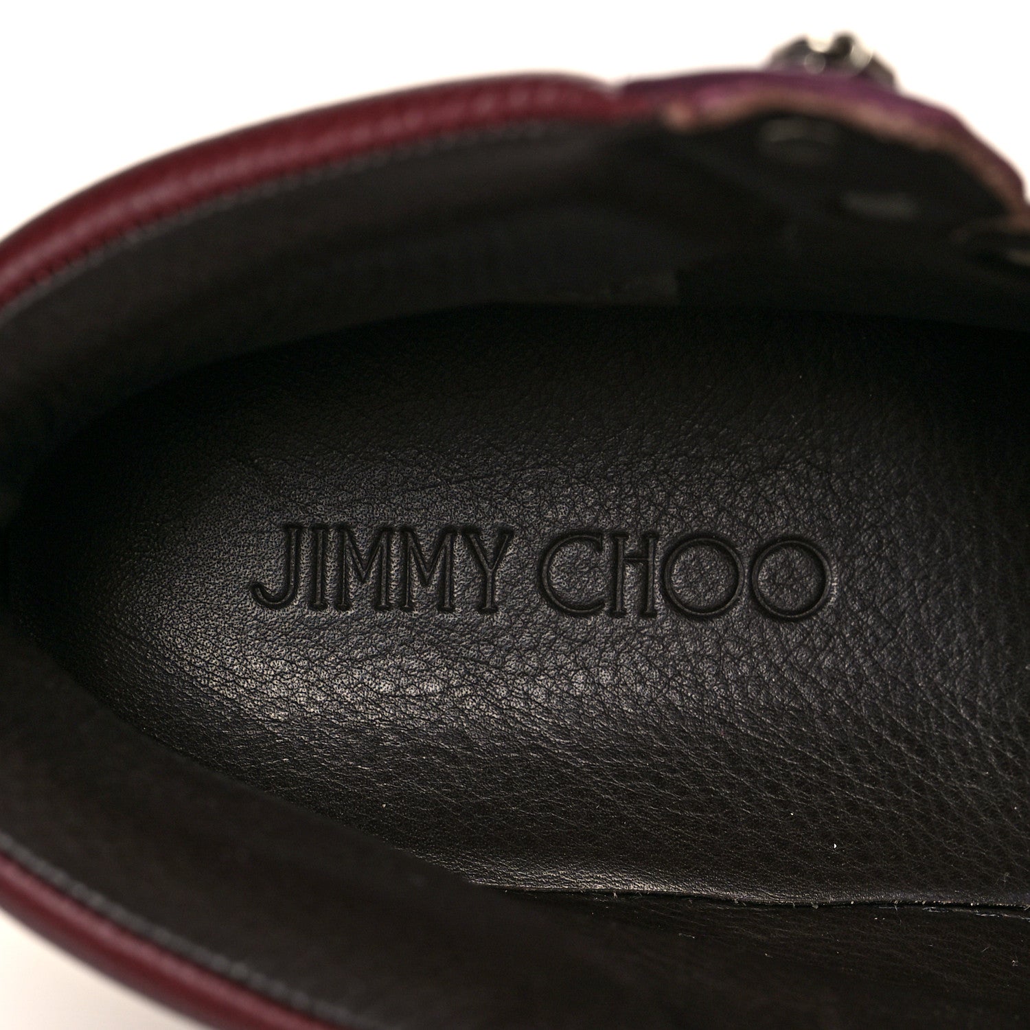 Jimmy Choo Calfskin Suede Mens High Top Sneaker 42 Dark Red 6 of 7