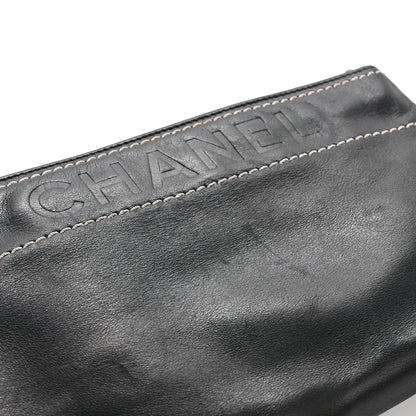 Chanel Lambskin Lax Pochette Black 7 of 9