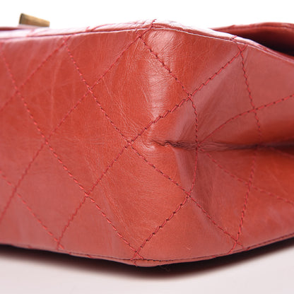 Chanel Aged Calfskin Quilted 2.55 Reissue 227 Flap Red 11 of 12