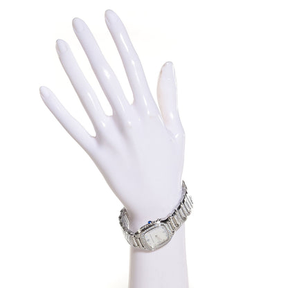 David Yurman Stainless Steel Diamond Bezel Mother of Pearl 25mm Thoroughbred Quartz Watch 2 of 8