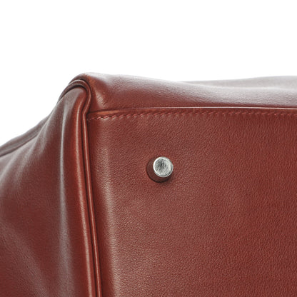 Hermes Veau Sikkim Kelly Relax 50 Rouge H 27 of 31