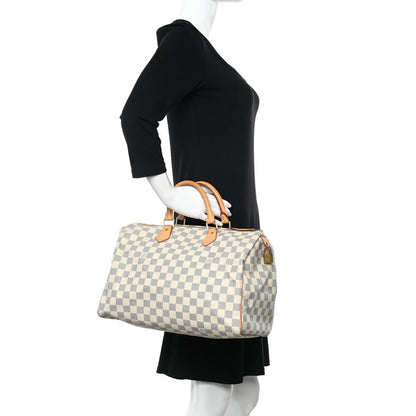 Louis Vuitton Damier Azur Speedy 35 2 of 12