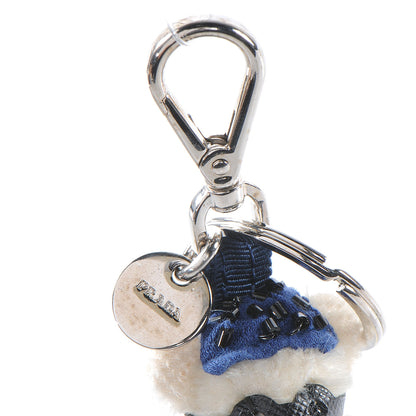 Prada Swimming Teddy Bear Trick Keychain Charm 4 of 5
