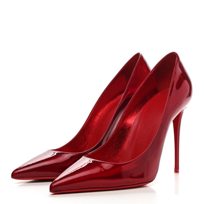 Christian Louboutin Metallic Patent Psychic So Kate 120 Pumps 39.5 Loubi 3 of 10
