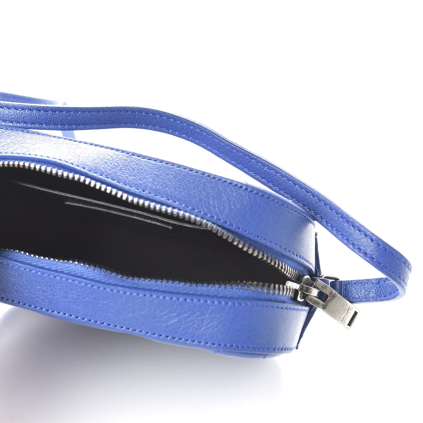 Sheepskin Chevron Small Camera Bag Royal Blue