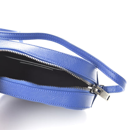 Saint Laurent Sheepskin Chevron Small Camera Bag Royal Blue 5 of 10