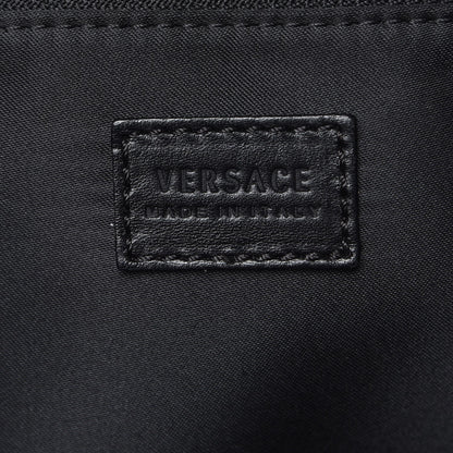 Versace Patent Calfskin Barocco Quilted Day Bag Black 7 of 8