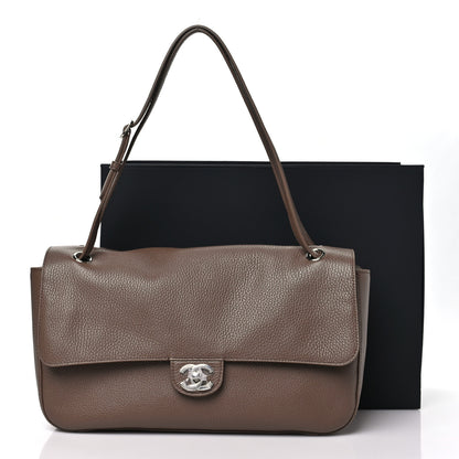 Chanel Grained Calfskin Small Souplissimo Maxi Flap Light Brown 10 of 10