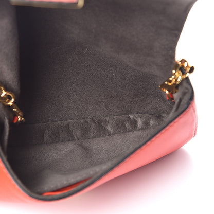 Fendi Shiny Nappa Micro Baguette Papavero 5 of 11
