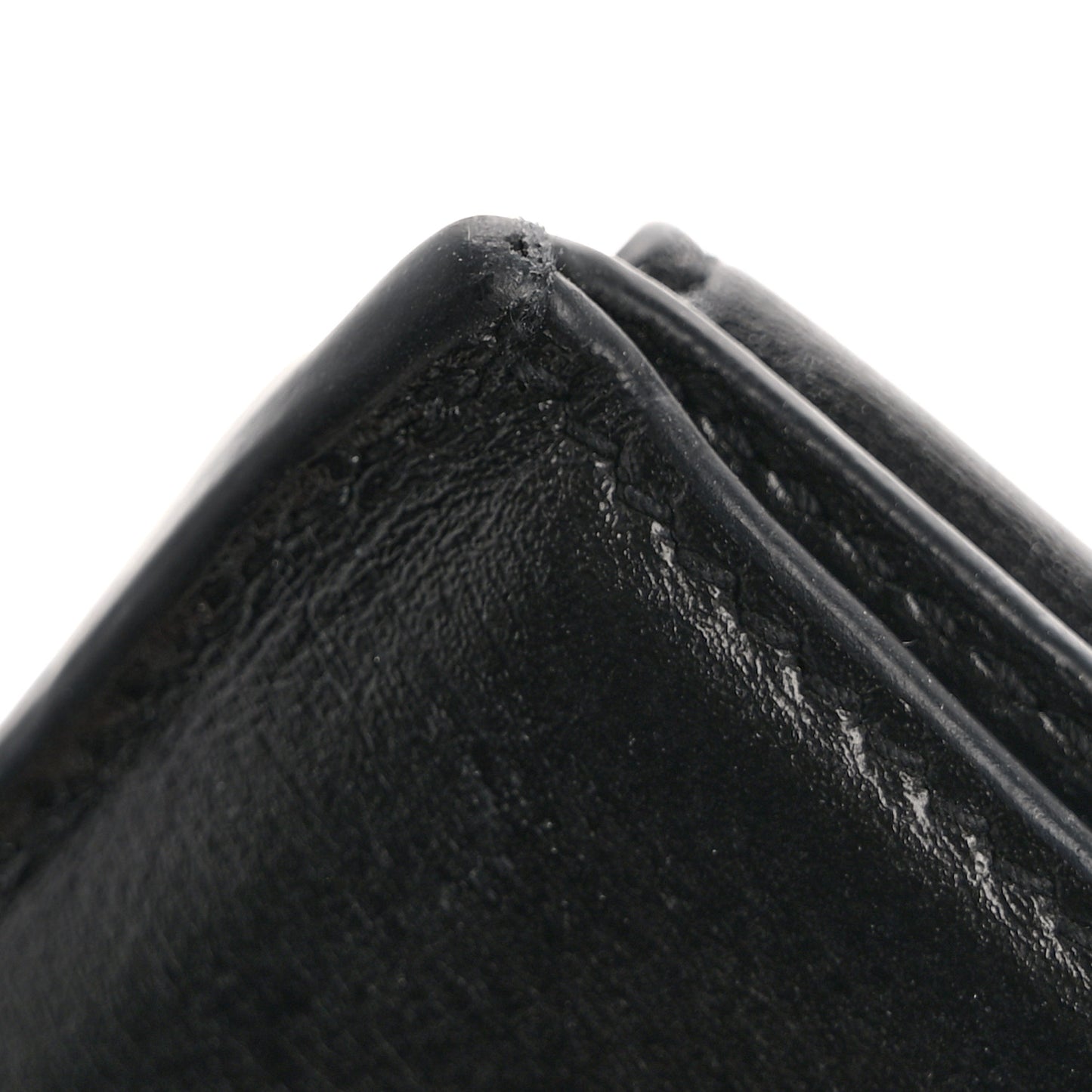 Calfskin Monogram Coin Pouch Black