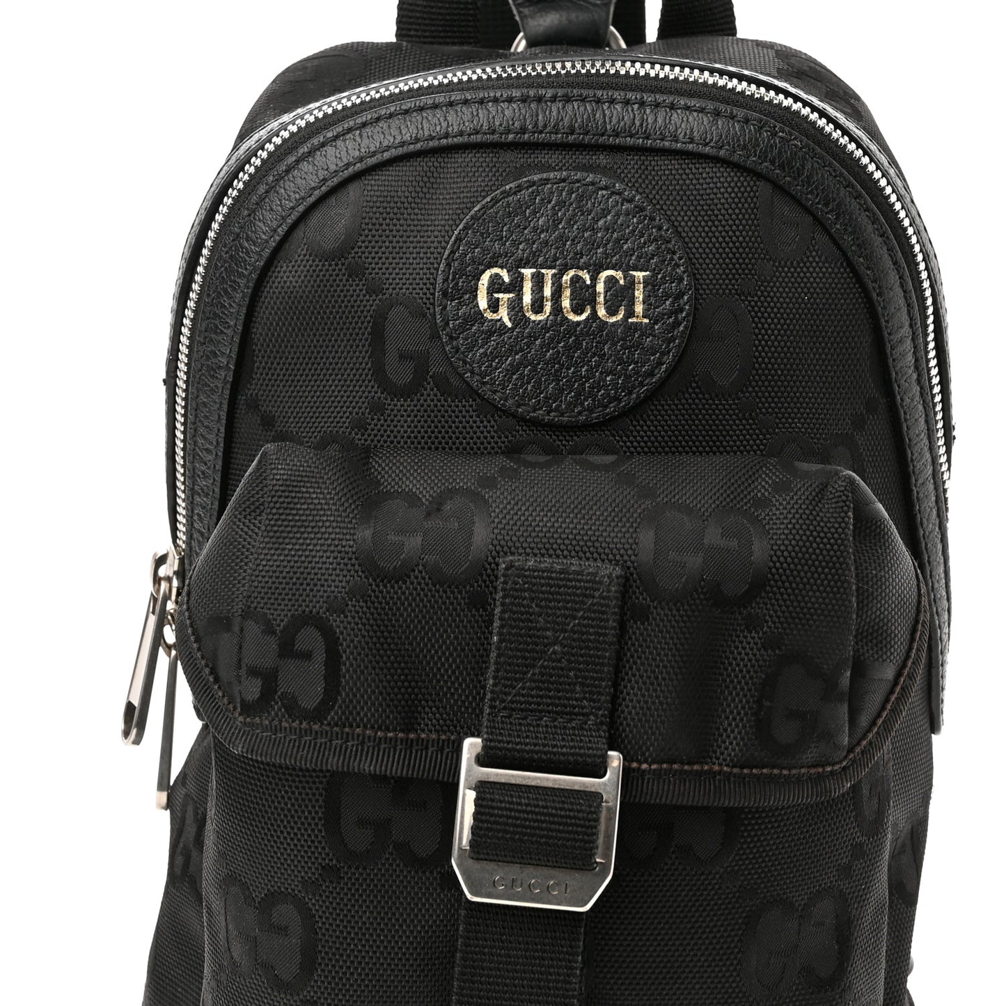 Econyl Nylon Monogram Off The Grid Sling Backpack Black