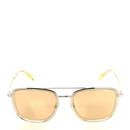 Chanel Metal Pilot Sunglasses 4241 Silver 2 of 9